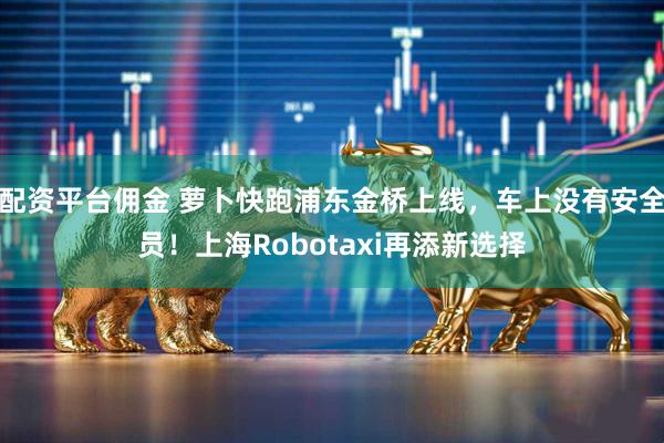 配资平台佣金 萝卜快跑浦东金桥上线，车上没有安全员！上海Robotaxi再添新选择